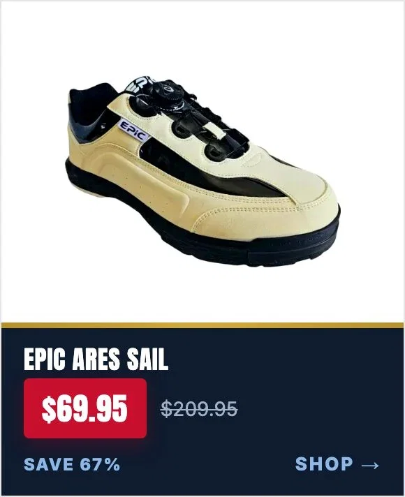 Epic Ares Dial Performance Right Hand Sail Black Bowling Shoes