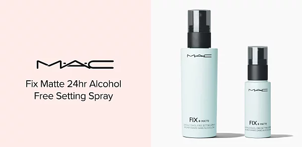 MAC fix matte 24 hour alcohol free setting spray. Shop now.