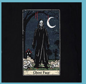 Ghost Face Tarot Card T Shirt