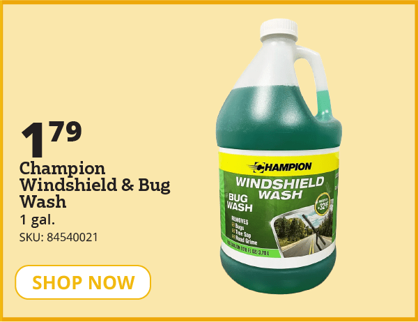 champion windshield wash