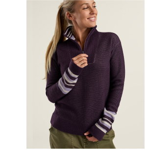 Shop the Kickback 1/4 Zip Sweater