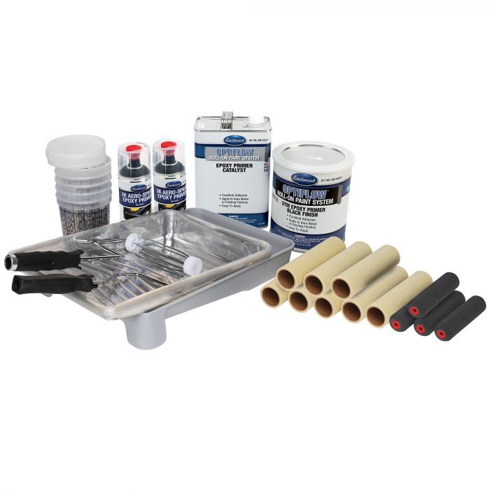 Basic OptiFlow Epoxy Primer Kit - Automotive Roll-On Paint - Black