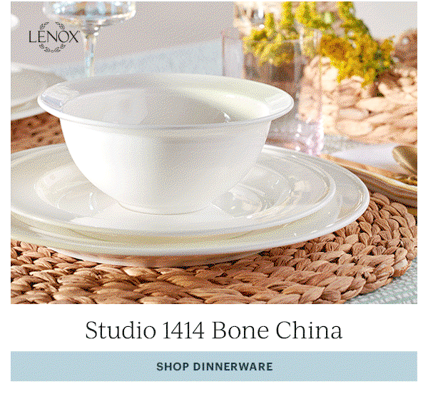 Studio 1414 Bone China  [SHOP DINNERWARE]