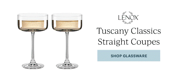LENOX  Tuscany Classics Straight Coupes  [SHOP GLASSWARE]