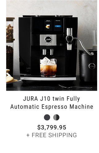 JURA J10 twin Fully Automatic Espresso Machine - Starting at $3,799.95 + FREE SHIPPING