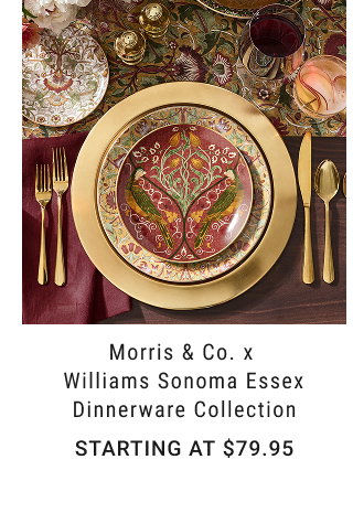 Morris & Co. x  Williams Sonoma Essex Dinnerware Collection - Starting at $79.95