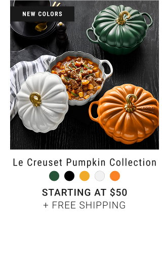 Le Creuset Pumpkin Collection - Starting at $50 + free shipping