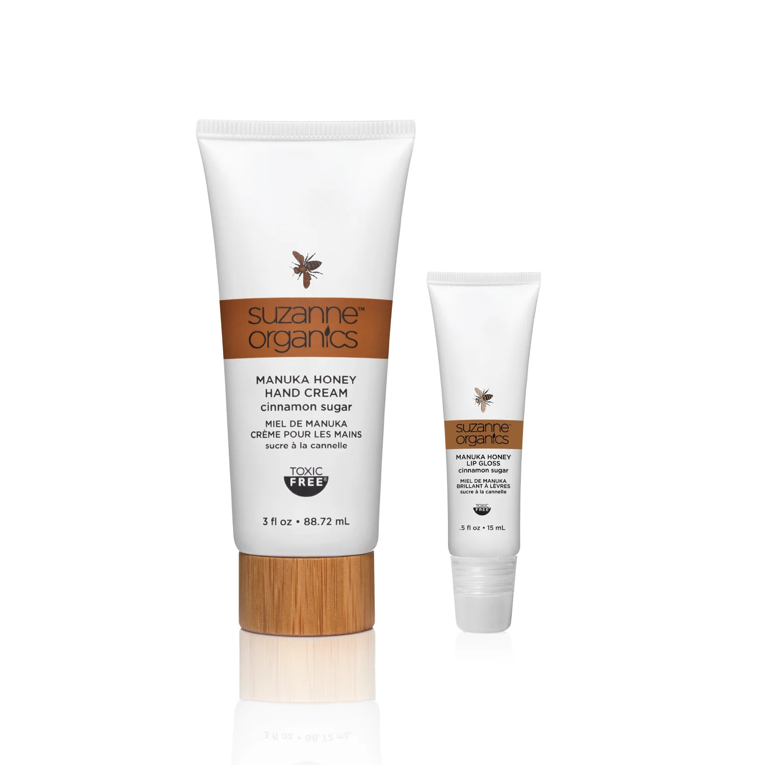 Image of Cinnamon Sugar Manuka Honey Hand Cream & Lip Gloss Duo