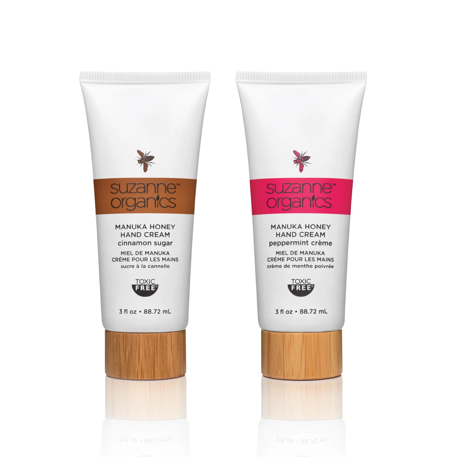 Image of Cinnamon Sugar & Peppermint Crème Manuka Honey Hand Cream Duo