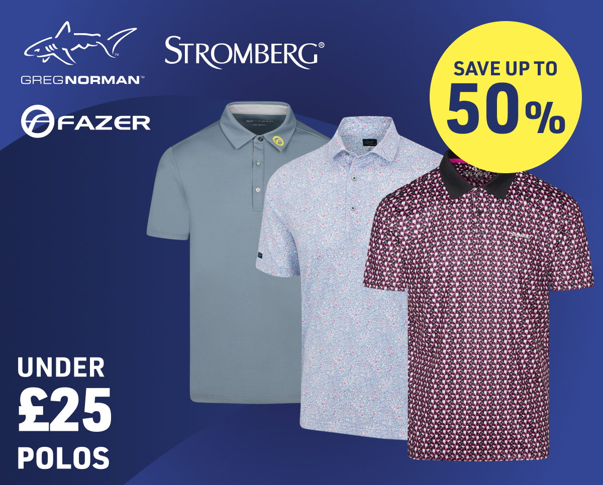 Collection of different Golf Polos