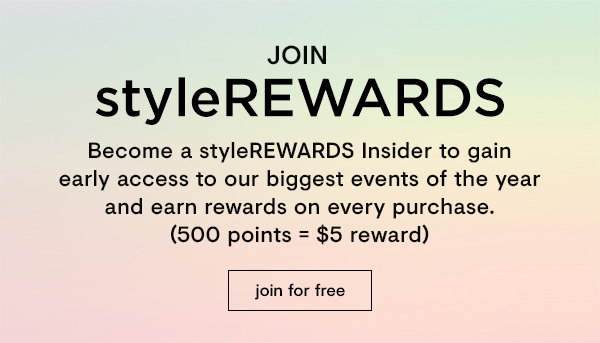 Join styleREWARDS
