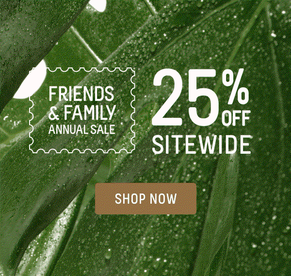 25% off sitewide