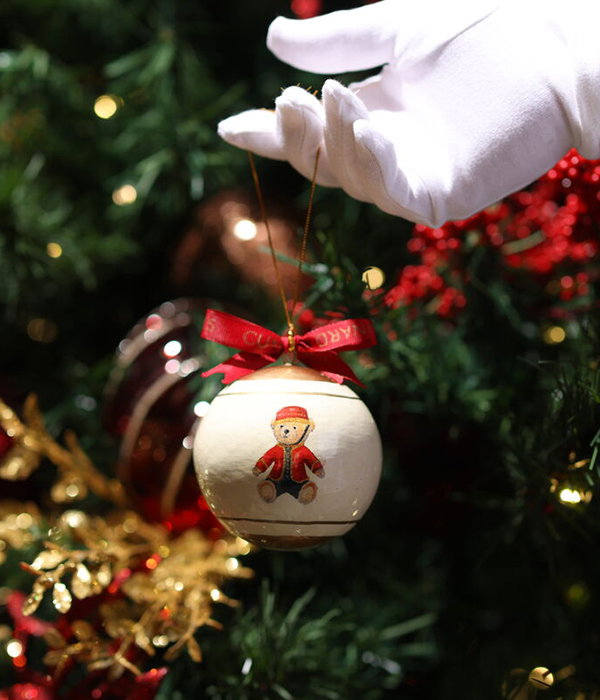 Cunard festive decorations