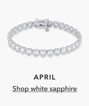 APRIL | Shop white sapphire