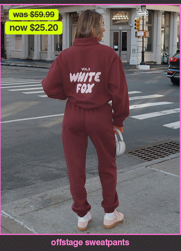 OFFSTAGE SWEATPANTS