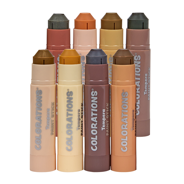 Colorations® Colors Like Me® Tempera Paint Sticks- Set of 8