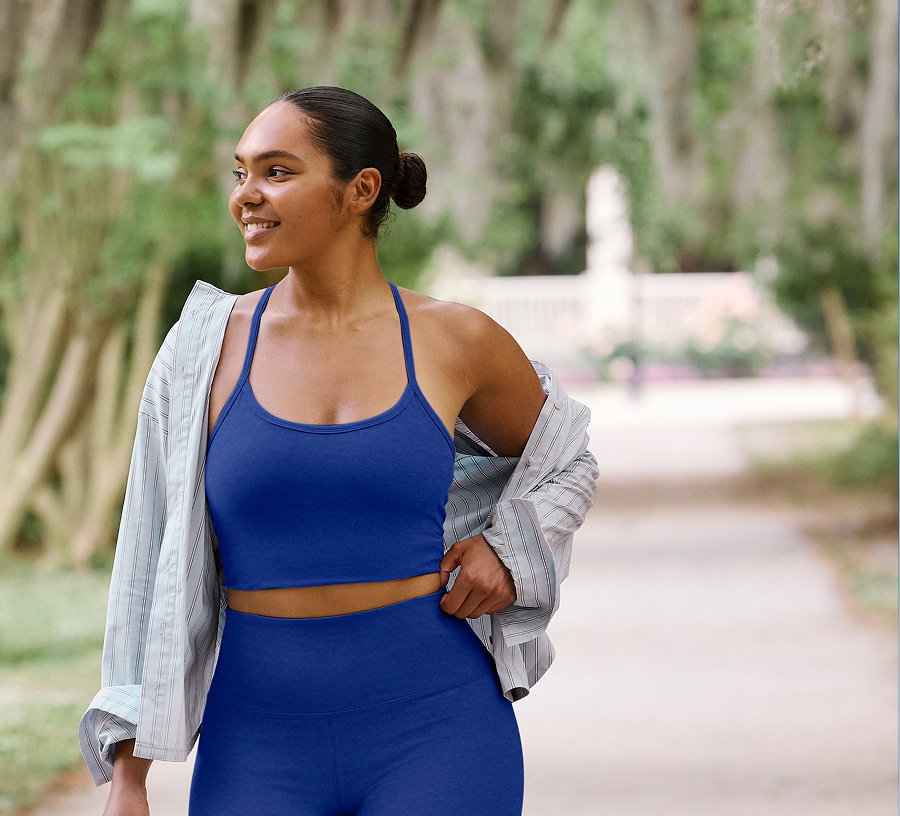 Spacedye™ Slim Racerback Cropped Tank