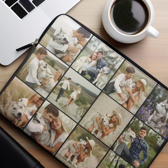 A laptop sleeve