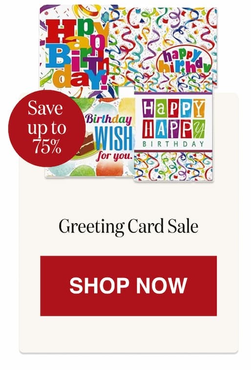 Greeting Card Sale [Click here to Shop Now]