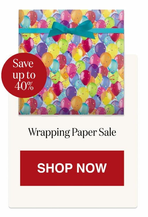 Wrapping Paper Sale [Click here to Shop Now]