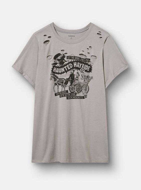 Heritage Jersey Destructed Roll Sleeve Tee
