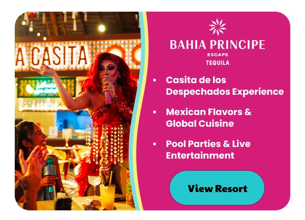 Bahia Principe Escape Tequila Casita de los Despechados Experience Mexican Flavors & Global Cuisine Pool Parties & Live Entertainment