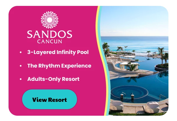Sandos Cancun 3-Layered Infinity Pool The Rhythm Experience Adults-Only Resort