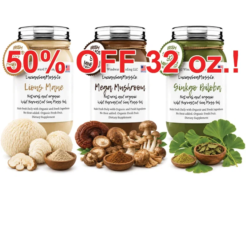 Image of Organic Mind, Body & Energy Sea Moss Gel Bundle