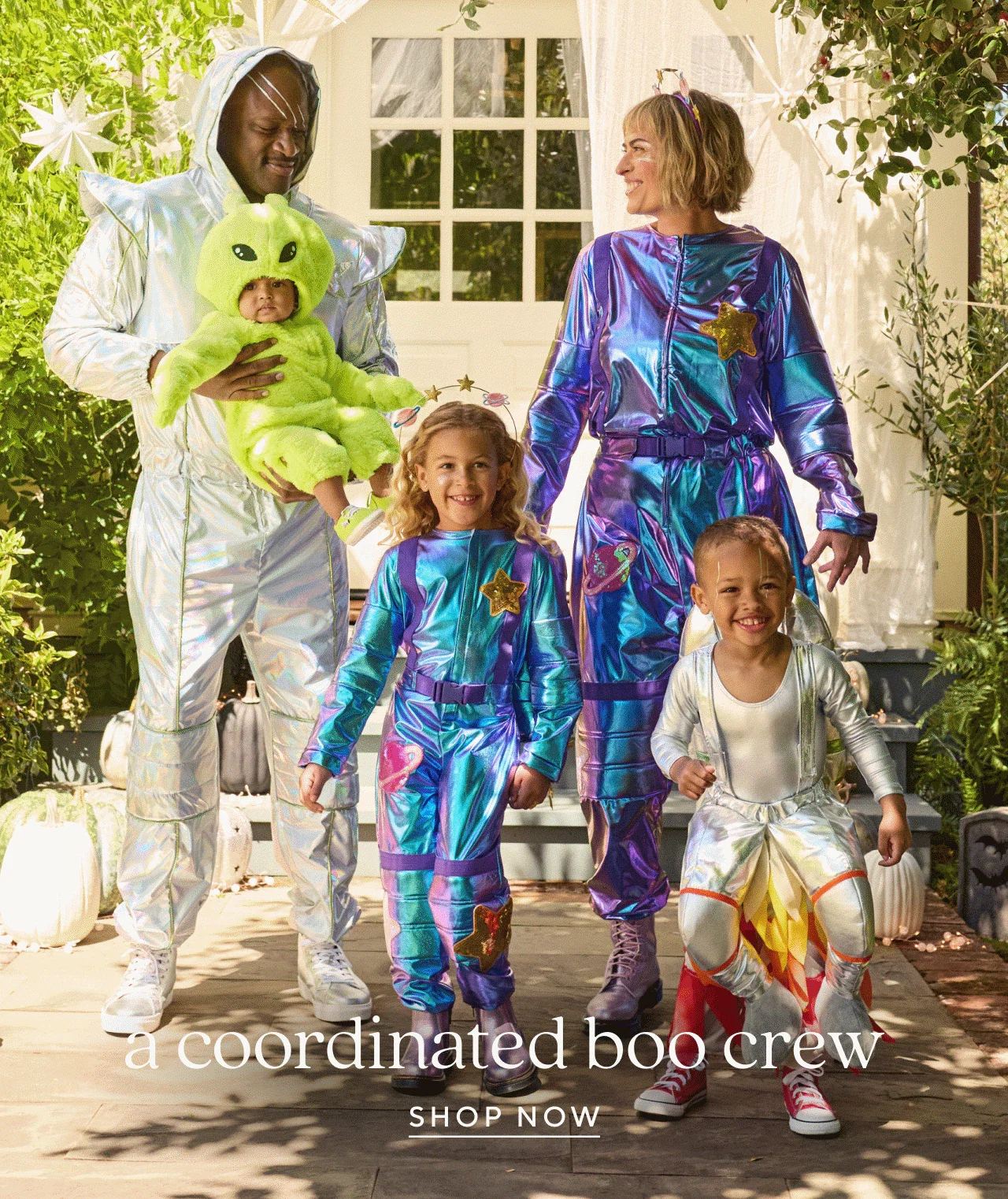 a coordinated boo crew