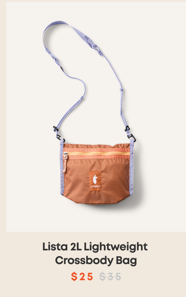Lista 2L Lightweight Crossbody Bag - Cada Día