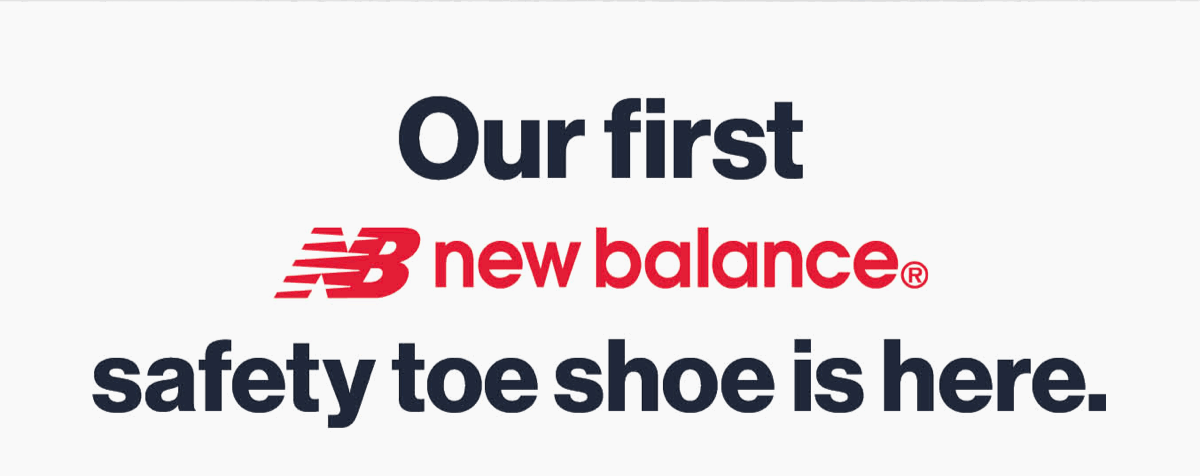 Our first New balance safety toe shoe is here