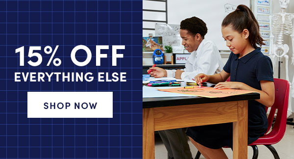 15% off everything else