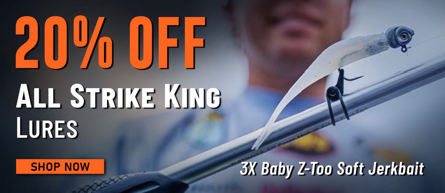20% Off All Strike King Lures 3X Baby Z-Too Soft Jerkbait Shop Now