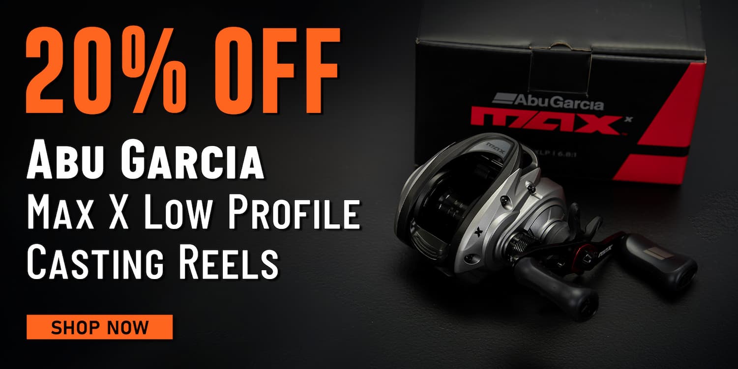 20% Off Abu Garcia Max X Low Profile Casting Reels Shop Now