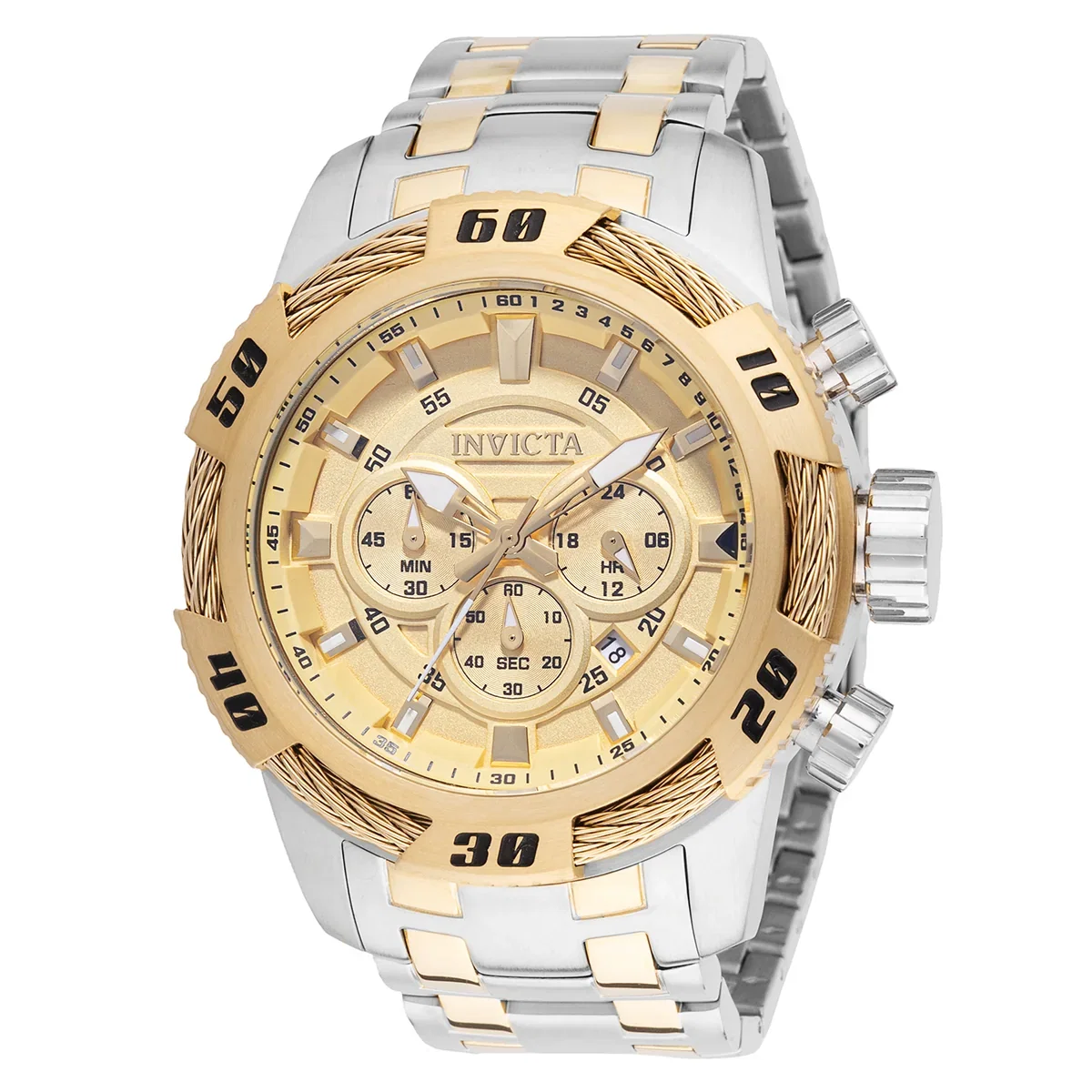 Image of Invicta Speedway Ignition Men's Watch - 50mm. Gold, Steel (49123)