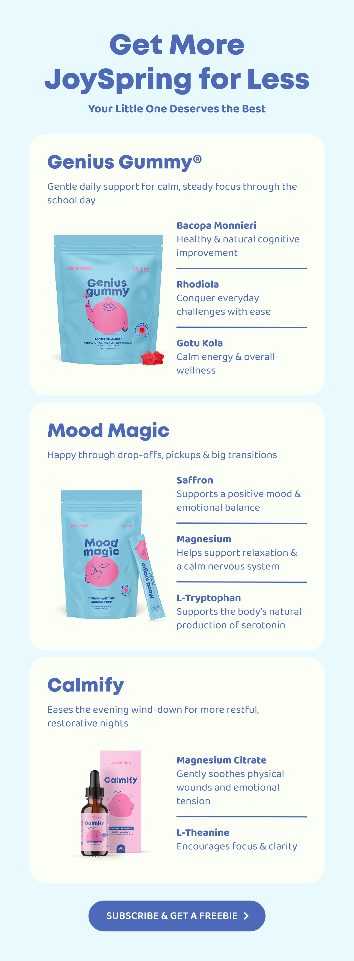  Get More JoySpring for Less