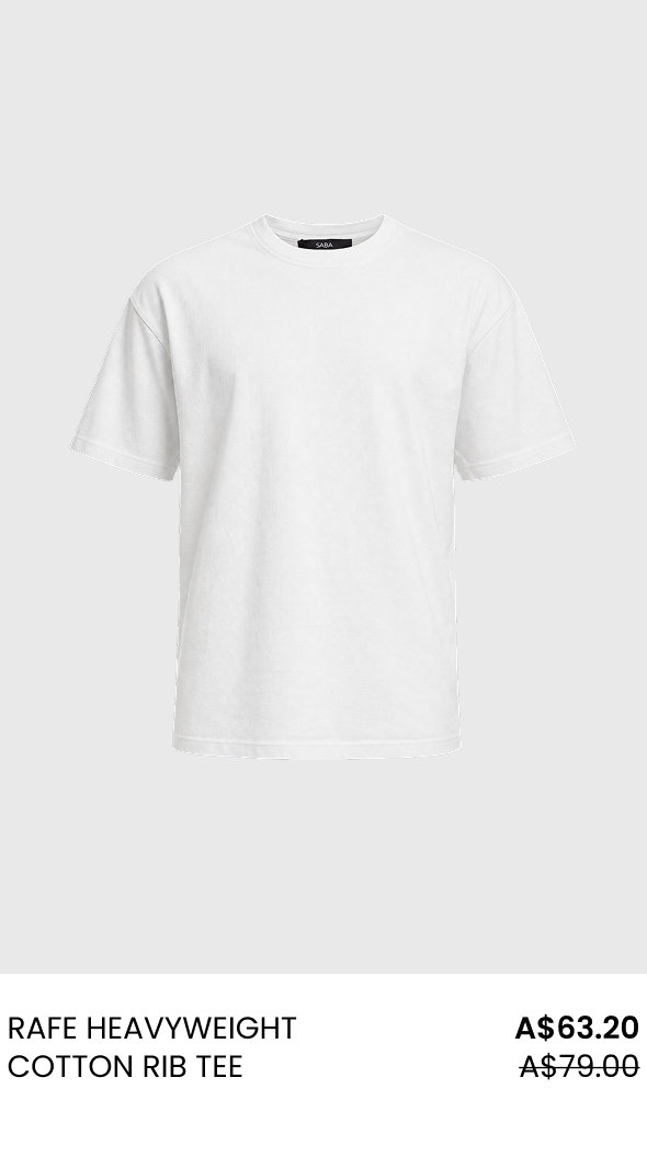 Rafe Heavyweight Cotton Rib Tee