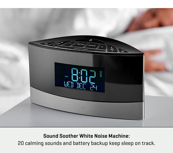 Sound Soother White Noise Machine by Sharper Image