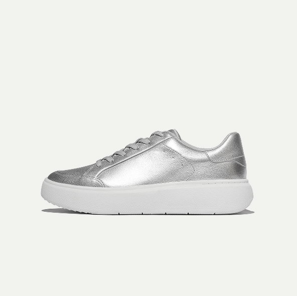 RTG Metallic-Leather Trainers