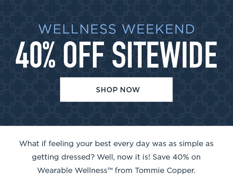 40% OFF SITEWIDE SHOP NOW