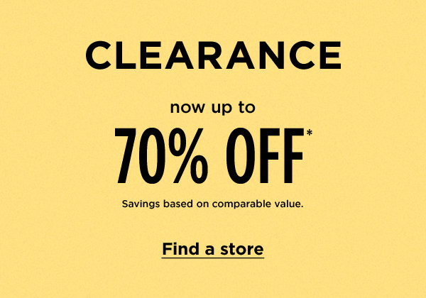 Clearance 70 Off