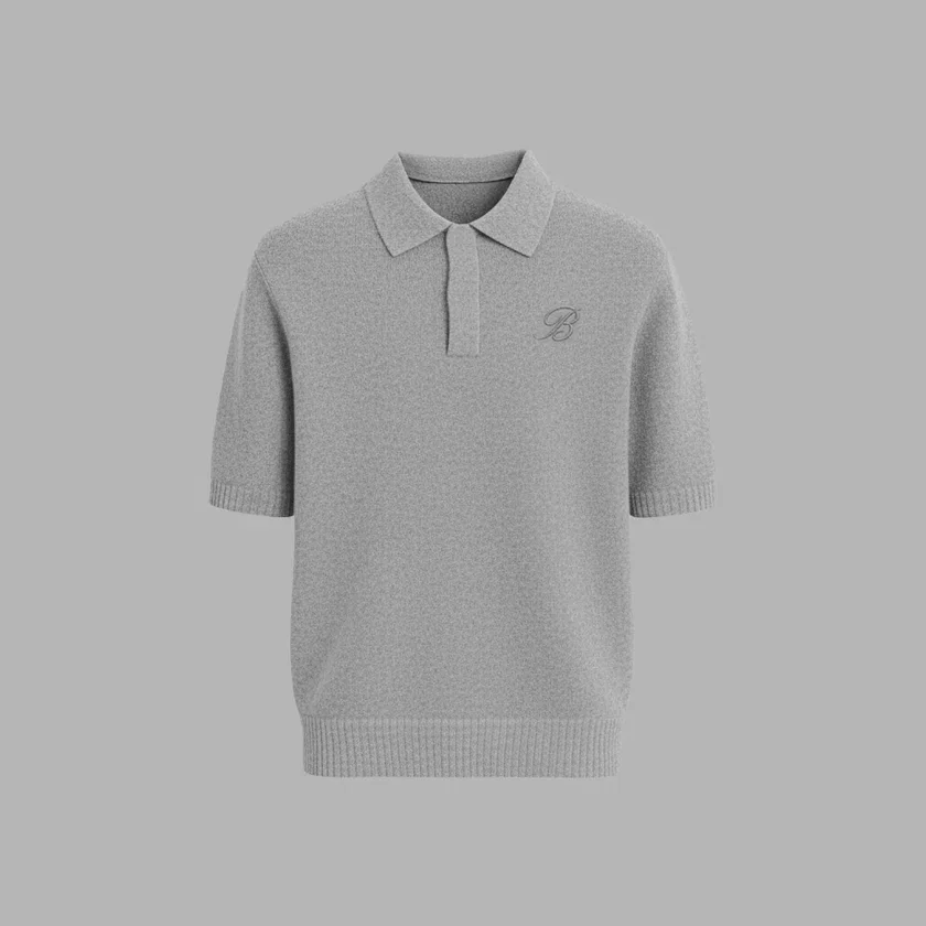 Blvck Brushed Wool Polo