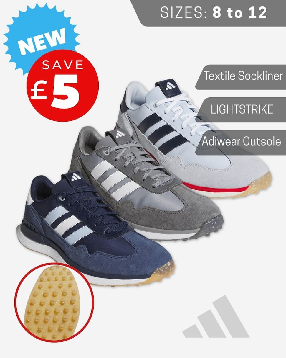 adidas Golf Mens 2026 S2G 26 Tex Spikeless Lightweight Durable Golf Shoes