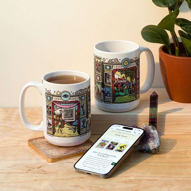 Daily Tarot Reading QR Mug