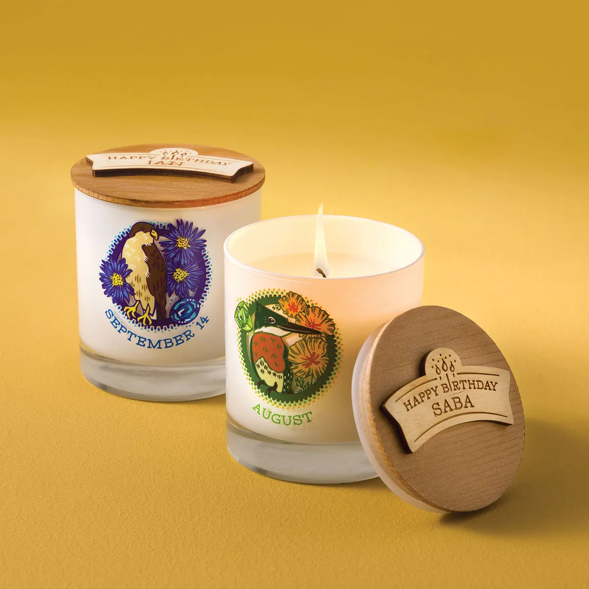 Personalized Happy Birthday Candle