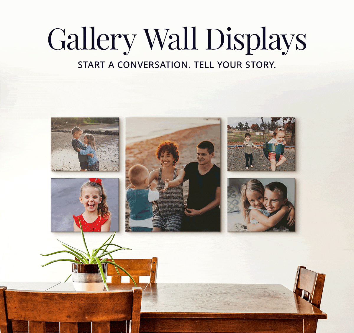 Start a conversation and tell your story with Gallery Wall Displays!