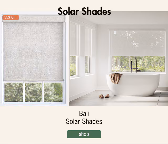 take 55% off Bali Solar Shades