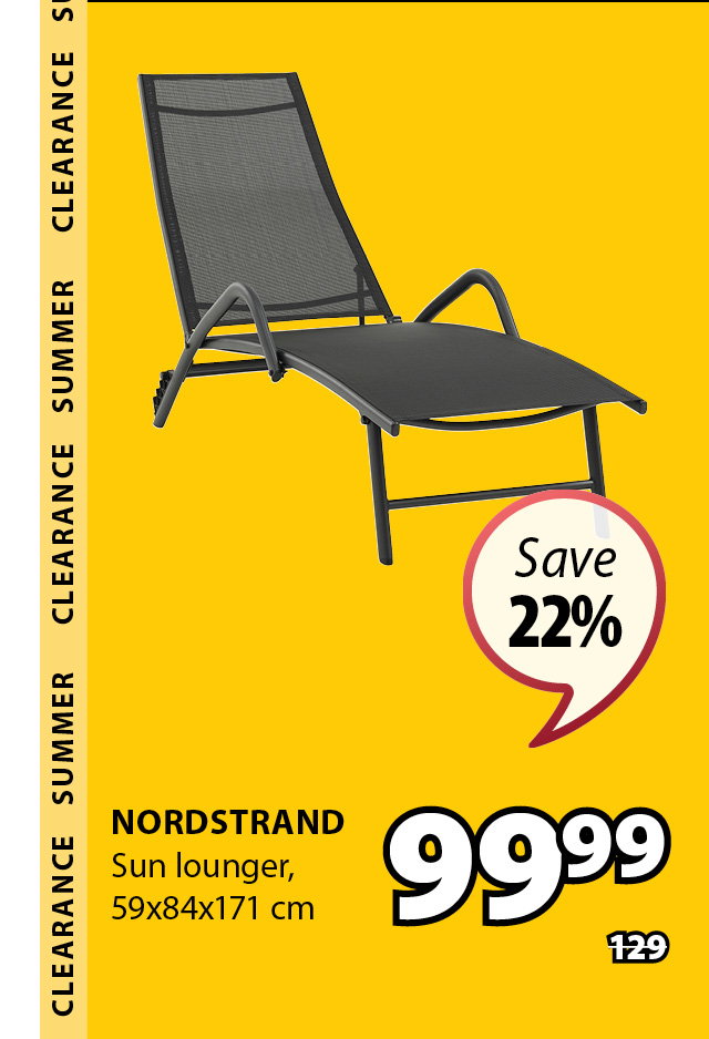 NORDSTRAND Sun lounger | Save 22%