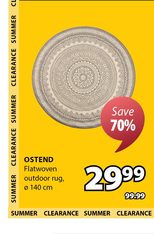 OSTEND Flatwoven outdoor rug | Save 70%