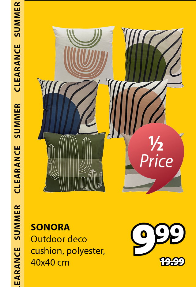 SONORA Outdoor deco cushion | 1/2 Price